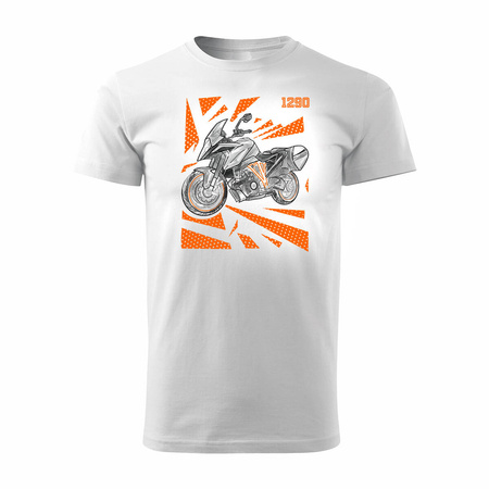 KTM 1290 Super Duke GT Herren-Motorrad-T-Shirt weiß REGULAR