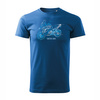 BMW GS 1200 Herren Motorrad Motorrad-T-Shirt blau REGULAR