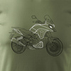 Ausverkauf - Honda VFR 800 X Stroke Herren khaki REGULAR Motorrad-T-Shirt