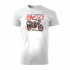 Suzuki V-Strom Vstrom 800 Herren Weiss Motorrad-T-Shirt REGULAR