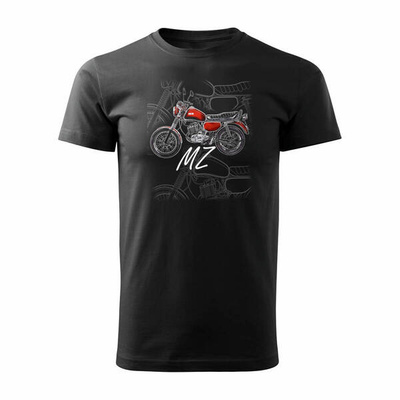 MZ ETZ 150 Herren schwarz REGULAR Motorrad-T-Shirt