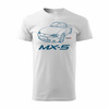 Verkauf - MAZDA MX-5 MX 5 Herren Auto-T-Shirt weiß REGULAR