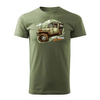 Rallye-T-Shirt mit Jeep Off-Road 4x4 Herren khaki REGULAR