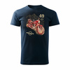 Motorrad Motorrad-T-Shirt Iż 49 Legenden Herren marineblau REGULAR