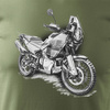 Honda CB 500X 500 X Herren marineblau REGULAR Motorrad-T-Shirt