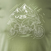 Ducati Multistrada V2S Herren Khaki REGULAR Motorrad-T-Shirt