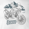 MV Agusta Enduro Veloce Herren Weiss Motorrad Motorrad-T-Shirt
