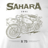 BMW Sahara Legend Herren-Motorrad-T-Shirt weiss