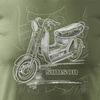 Simson Enduro S50 S51 Herren marineblau REGULAR Motorrad-T-Shirt