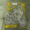 Honda NC 750 X NC750X Herren khaki REGULAR Motorrad-T-Shirt