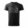 Honda Forza Herren-Roller-T-Shirt schwarz REGULAR