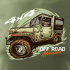 Rallye-T-Shirt mit Jeep Off-Road 4x4 Herren khaki REGULAR