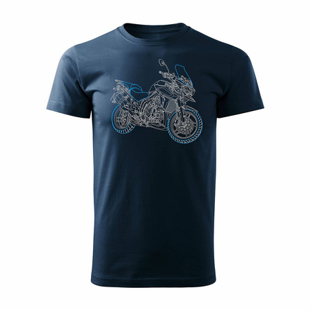 Ausverkauf - Triumph Tiger Herren marineblau REGULAR Motorrad Motorradtrikot