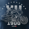 Yamaha Stratoliner XV 1900 Herren marineblau REGULAR Motorrad-T-Shirt