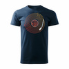 Herren Vinyl t-shirt navy blau REGULAR