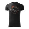 Mercedes E W124 Herren-Automobil-T-Shirt schwarz SLIM