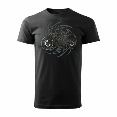 Harley Livewire Herren-Motorrad-T-Shirt schwarz REGULAR