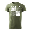 Ausverkauf - BMW GS 1250 ADVENTURE Herren khaki REGULAR Motorrad Motorrad-T-Shirt