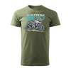 Suzuki V-Strom Vstrom 800 Herren Khaki Motorrad-T-Shirt REGULAR