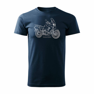 Honda Varadero Herren marineblau Motorrad-T-Shirt REGULAR