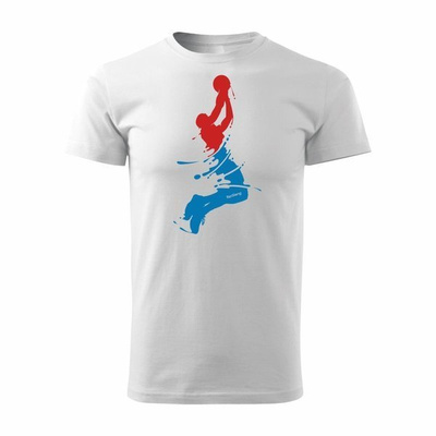 Herren-Basketball-Basketball-Shirt weiß REGULAR