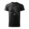 Herren Fußball Fußball-T-Shirt schwarz REGULAR