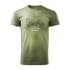 Honda VFR1200X VFR 1200 X Crosstourer Stroke Herren Khaki Motorrad-T-Shirt REGULAR
