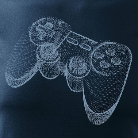 Gaming pad t-shirt gamer gaming pad ps 5 männer navy blau REGULAR