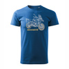 BMW GS 1250 ADVENTURE Herren Motorrad Motorrad-T-Shirt blau REGULAR