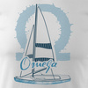 Matrosen-T-Shirt Segeln Yacht Omega Herren weiß REGULAR