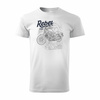 Honda Rebel 1100 Herren Weiss Motorrad Motorrad-T-Shirt