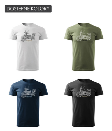 Honda 550 four legend Herren schwarz REGULAR Motorrad-T-Shirt