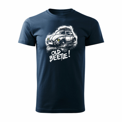 VW Beetle Buckel Auto T-Shirt Herren marineblau REGULAR