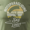 Herren moto paraglider t-shirt Khaki REGULAR
