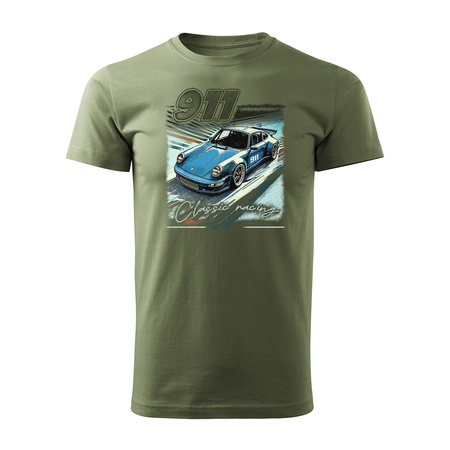 Porsche Carrera 911 Herren Khaki REGULAR T-Shirt