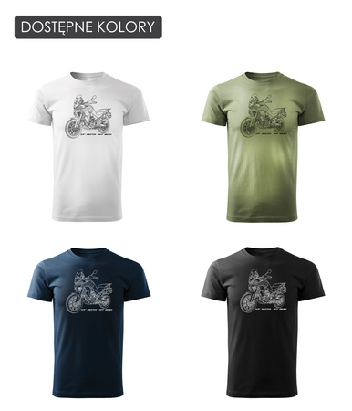 CF MOTO MT800 Herren Khaki Motorrad Motorrad-T-Shirt