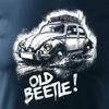 VW Beetle Buckel Auto T-Shirt Herren marineblau REGULAR