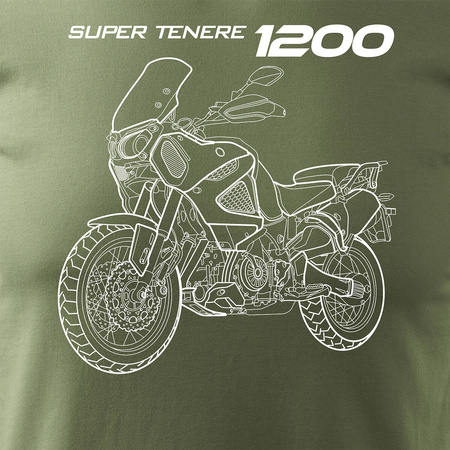 Yamaha Super Tenere 1200 Herren khaki REGULAR Motorrad-T-Shirt