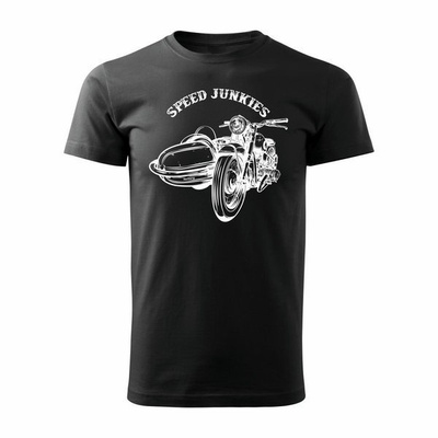 Altes Motorrad-Klassiker Speed Junkies Herren schwarz REGULAR t-shirt