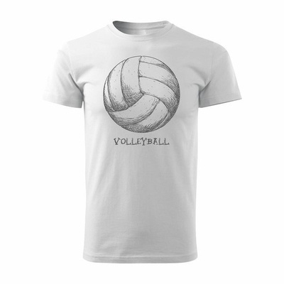 Volleyballhemd Volleyball Herren weiß REGULAR